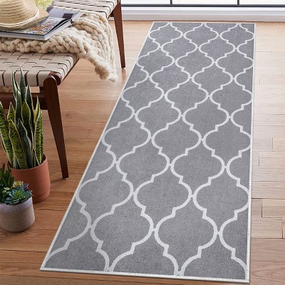 Sussexhome Non Skid Cotton Washable Laundry Room Indoor Runner Rug, 20" x 59"