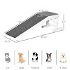 49" Dog Ramp for Bed with Non Slip Carpet and Top Platform,Wooden Pet Ramp for Small Dogs and Cats - LAOTIES - 2 of 4