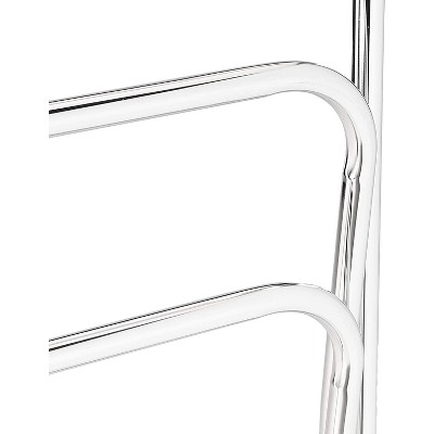 Chrome 3-Bar Free Standing Towel Rack Stand