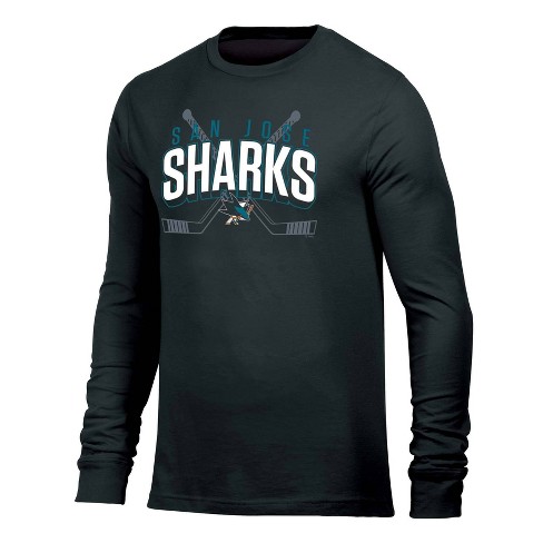 Nhl San Jose Sharks Men s Long Sleeve T shirt Target