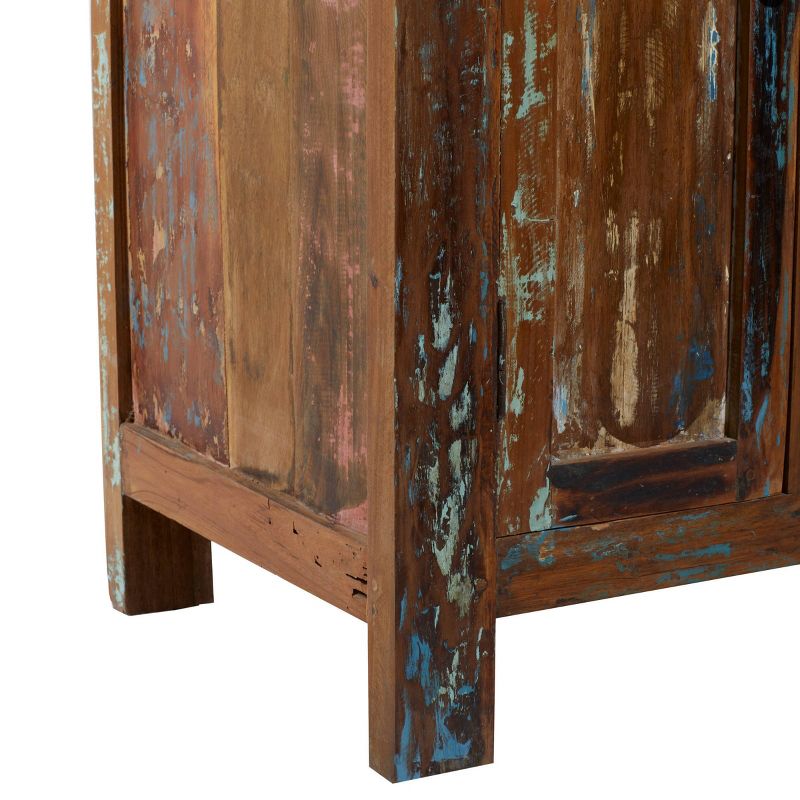 Rustic Wood Cabinet Chestnut Brown - Olivia &#38; May, 6 of 16