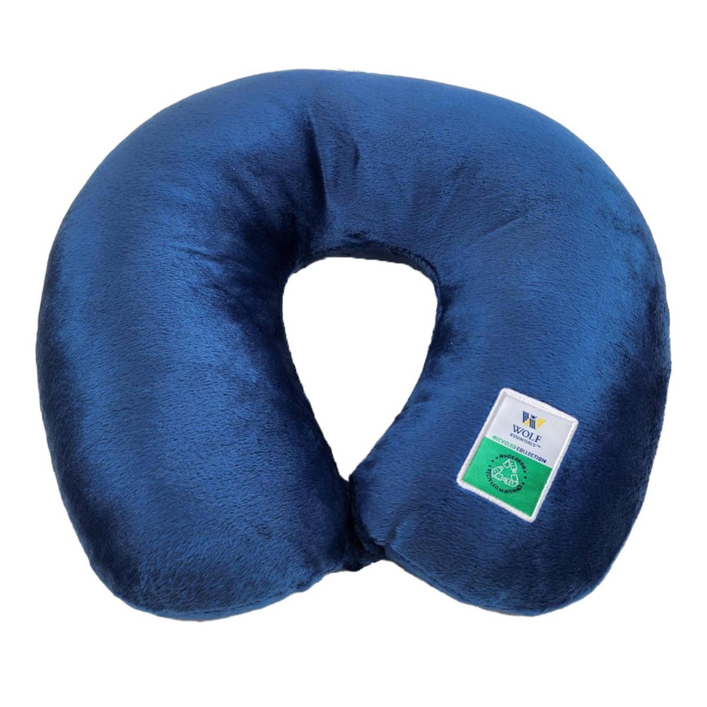 Photos - Travel Accessory WOLF Recycled Travel Neck Pillow - Indigo shell 