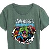 Women's - Marvel - Avengers Paper Rip Short Sleeve Graphic T-Shirt - 2 of 4