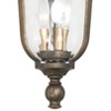 Minka Lavery Industrial Outdoor Hanging Light Fixture Tavira Bronze Damp Rated 19 3/4" Clear Seedy Glass for Post Exterior Porch - 3 of 3