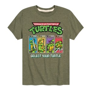 Boys' - Teenage Mutant Ninja Turtles - Select Your Turtle Video Game Short Sleeve Graphic T-Shirt - 1 of 3