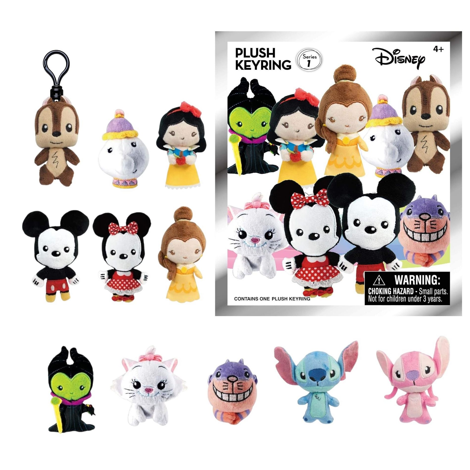 Monogram International Inc. Disney Series 1 Blind Bag Plush Bag Clip | One Random
