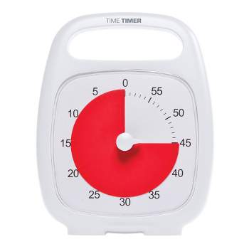 Time Timer PLUS, 60 Minute Timer, White