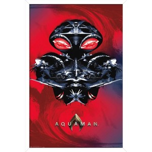 Trends International DC Comics Movie - Aquaman - Manta Silhouette Framed Wall Poster Prints - 1 of 4