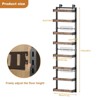 GustoWave 8-Tier Over Door Storage, Adjustable Metal Spice Rack Hanging Storage,Over The Door Hanging Basket Pantry Organizer,45x5.5x170cm - 2 of 4