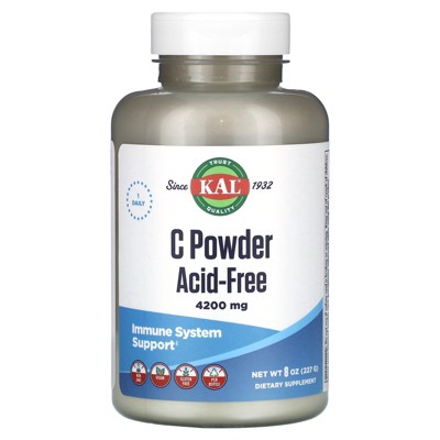 KAL C Powder, Acid-Free, 4,200 mg, 8 oz (227 g)