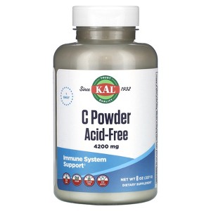 KAL C Powder, Acid-Free, 4,200 mg, 8 oz (227 g) - 1 of 4