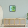 Stupell Industries Tropical Pineapple on Blue Framed Giclee Art - 3 of 4