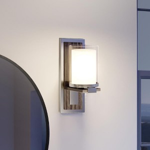 Urban Ambiance Luxury Contemporary Wall Lights,  13"H x 5"W,  Brushed Nickel Finish, UHP3160 - 1 of 4