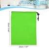 Unique Bargains Tear-Resistant Polyester Traveling Laundry Bag with Drawstring 2 Pcs - 2 of 4
