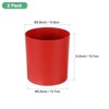 Unique Bargains Plastic Lightweight Modern Design Plant Pot Round 2 Pcs - 3 of 4