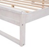 Queen Size Platform Bed, Wood Bed Frame With Storage Headboard, Sockets, USB Ports, Load Bearing Up To 400LBS, No Box Spring Required - 2 of 4