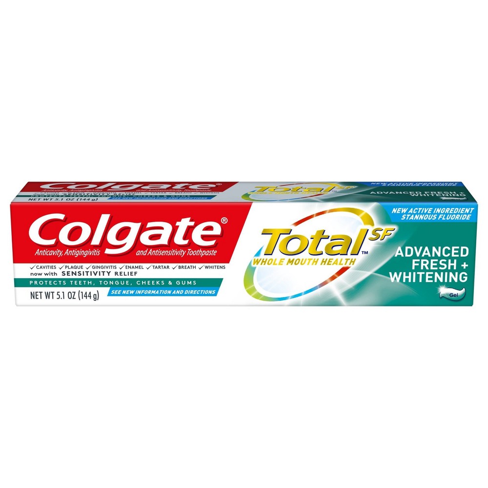 UPC 035000762221 product image for Colgate Total Advanced Fresh + Whitening Toothpaste Gel - 5.1oz | upcitemdb.com