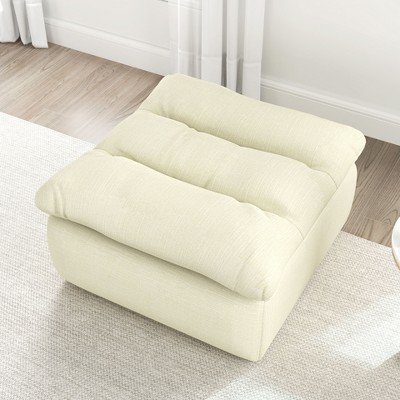 CAVINAS Lazy Floor Sofa, Modern Armless and Backless Sofa Chair, Comfy Accent Bean Bag Couch, Suitable for Living Room Bedroom Office