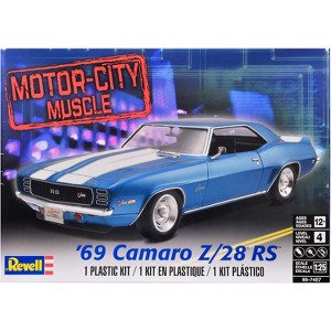 Level 4 Model Kit 1969 Chevrolet Camaro Z/28 RS "Motor-City Muscle" 1/25 Scale Model by Revell - 1 of 4