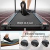 2.5 HP Motorized Treadmill with Audio Speakers and 3 Manual Inclines - ModernLuxe - 4 of 4