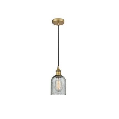 Caledonia - 1 Light Cord Hung Mini Pendant In Industrial Style-9.75 Inches Tall and 5 Inches Wide