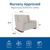 Baby Relax Hadley Upholstered Double Rocker Chair - 3 of 4