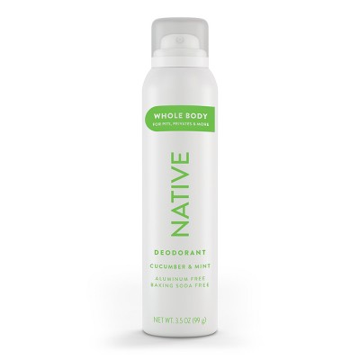 Native Whole Body Deodorant Spray - Cucumber &#38; Mint - Aluminum Free - 3.5oz_6