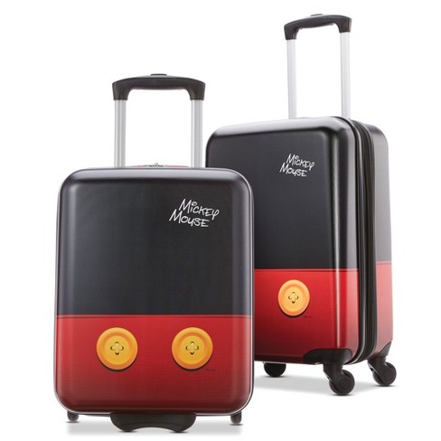 Præstation Brutal Onset American Tourister X Disney Roll Aboard Hardside Carry-on And Underseat  Luggage Set With Spinner Wheels And Organizing Pockets, Mickey Mouse (2  Pack) : Target