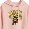 Women's - Teenage Mutant Ninja Turtles - Michelangelo AKA Mikey Cropped Graphic Hoodie - 2 of 3