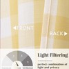 Yarn-Dyed Buffalo Gingham Kitchen Valance, Tier Curtains and Tie Up Curtains - 2 of 3