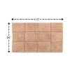 Knightsbridge Chakkar Board 220 GSF Non Skid Back Bath Rug 24" x 40" - 2 of 4