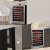 Ca'Lefort 24 inch Wine Cooler Refrigerator,46 Bottle Wine Fridge,Freestanding & Built-in with Reversible Glass Door - 4 of 4