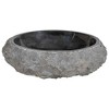 VidaXL Sink 15.7"x4.7" Marble Black - 4 of 4