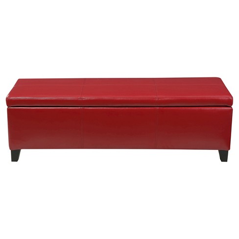 Red store ottoman target