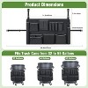 Trash Can Caddy Bag with 13 Pockets, Fits 32-55 Gallon Garbage Bins for Commercial Cleaning Supplies - 2 of 4