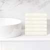 Unique Bargains Hotels Spa Highly Absorbent Striped Cotton Washcloths 14" x 14" - 2 of 4