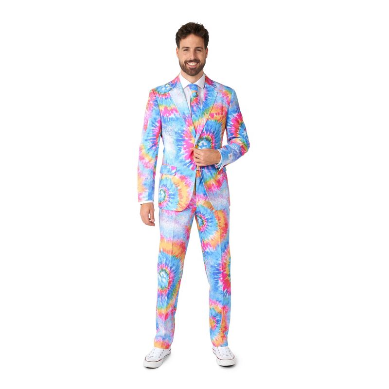 OppoSuits Men's Suit - Mr. Tie Dye - Multicolor, 1 of 8