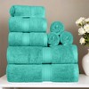 Luxury Cotton Heavyweight Ultra-Plush 8 Piece Towel Set by Blue Nile Mills - 2 of 4