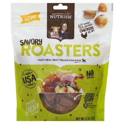 Rachael Ray Nutrish Savory Roasters Grain Free Roasted Chicken Recipe Dog Treats 12oz Target