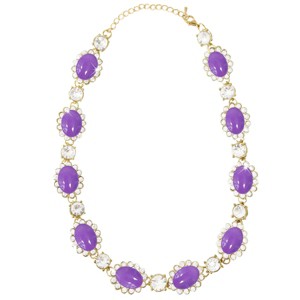 Wrapables Vibrant Cabochon and Crystal Necklace - 1 of 4