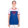 MLB Chicago Cubs Women's Bi Blend Ringer T-Shirt - 3 of 4