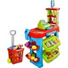 JuzToys Kids Grocery Store Toy with Light and Sound – Pretend Play Cash Register with Scanner, Grocery Cart, Play Food & Money - 2 of 4