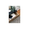 Alder Bay Ionatan Nightstand Black: Modern Style, Acacia & Pine Wood, 22" High with Shelf & Drawer - 3 of 4