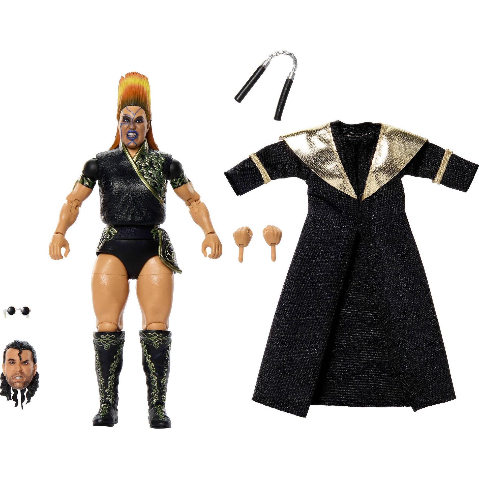 WWE Elite Legends Bull Nakano Action Figure & Accessories, Series 31 6" Collectible Set
