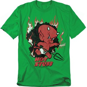 Hot Stuff Singe Adult T-Shirt - 1 of 4