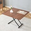 Lift Coffee Table Center Table Dining Table Multifunctional Office Table Dressing Table Reading Desk Accent Table with Adjustable Height - ModernLuxe - 2 of 4