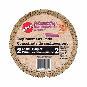 Spot Rockin' Cat Scratcher Cardboard Brown 2/pack, 3 Packs - 1 of 1