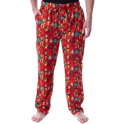 mens christmas pajamas joggers