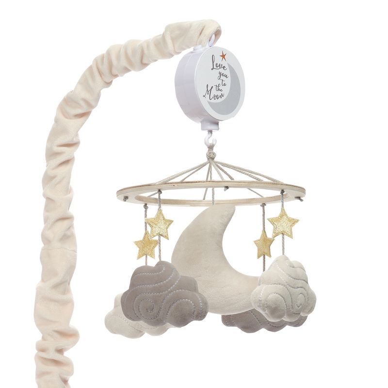 Lambs & Ivy Goodnight Moon Musical Baby Crib Mobile Soother Toy - Stars/Clouds, 1 of 8