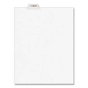 Avery Avery-Style Preprinted Legal Bottom Tab Divider, 26-Tab, Exhibit D, 11 x 8.5, White, 25/PK - 1 of 4